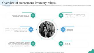 Overview Of Autonomous Inventory Robots Autonomous Mobile Robots It