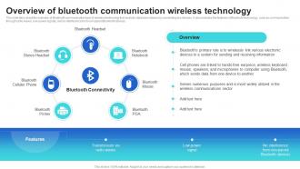 Overview Of Bluetooth Communication Wireless Technology Mobile Communication Standards 1g To 5g