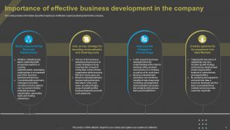 Overview Of Business Development Ideas And Strategies Powerpoint Presentation Slides V Downloadable Adaptable