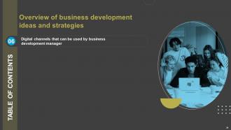 Overview Of Business Development Ideas And Strategies Powerpoint Presentation Slides V Best Pre-designed