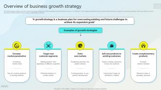 Overview Of Business Growth Strategy Steps For Business Growth Strategy SS