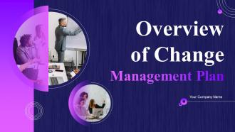 Overview Of Change Management Plan Powerpoint PPT Template Bundles DK MD