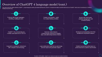 Overview Of Chatgpt 4 Language Model Chatgpt Ai Powered Architecture Explained ChatGPT SS Aesthatic Attractive