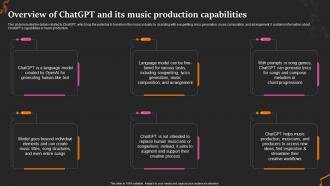 Overview Of Chatgpt Production Revolutionize The Music Industry With Chatgpt ChatGPT SS