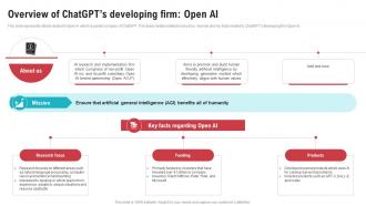 Overview Of ChatGPTs Developing Firm Open AI Open AIs ChatGPT Vs Google Bard ChatGPT SS V