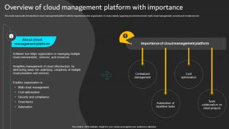 Overview Of Cloud Management Platform With Implementation Of ICT Strategic Plan Strategy SS