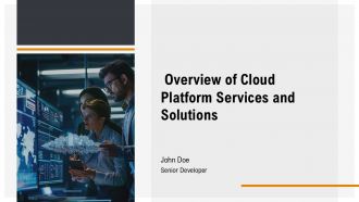 Overview Of Cloud Platform Services And Solutions PPT Guidelines AT