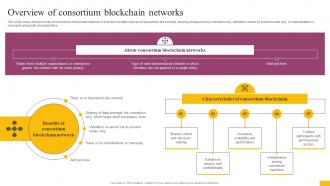 Overview Of Consortium Blockchain Networks Complete Guide To Understand BCT SS