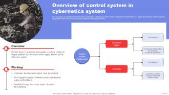 Overview Of Control System In Cybernetics System Control System Mechanism