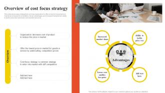 Overview Of Cost Focus Strategy Low Cost And Differentiated Focused Strategy