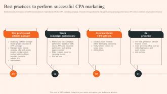 Overview Of CPA Marketing Best Practices To Perform Successful CPA Marketing MKT SS V