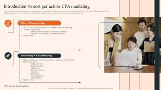 Overview Of CPA Marketing Introduction To Cost Per Action CPA Marketing MKT SS V