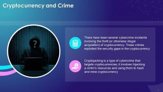 Overview Of Cybercrime Related To Cryptocurrency Training Ppt