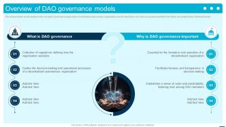 Overview Of DAO Governance Models Introduction To Decentralized Autonomous BCT SS