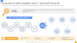 Overview Of Data Analytics Tool 2 Mastering Data Analytics A Comprehensive Data Analytics SS