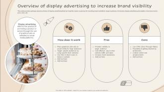 Overview Of Display Advertising To Implementing New And Advanced Advertising Plan For Bakery Business Mkt Ss