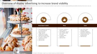 Overview Of Display Advertising To Increase Building Comprehensive Patisserie Advertising Profitability MKT SS V