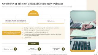 Overview Of Efficient And Mobile Friendly Utilizing Online Shopping Website To Increase Sales