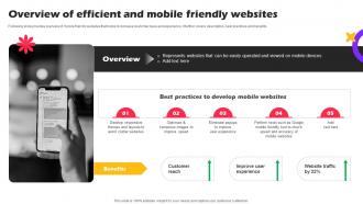 Overview Of Efficient And Mobile Marketing Strategies For Online Shopping Website