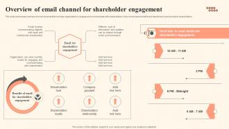 Overview Of Email Channel For Shareholder Engagement Shareholder Communication Bridging