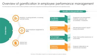 Overview Of Gamification Understanding Performance Appraisal A Key To Organizational