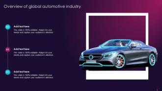 Overview Of Global Automotive Industry Ppt Slides Infographic Template