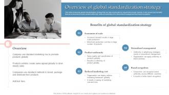 Overview Of Global Standardization Strategy Global Expansion Strategy To Enter Into Foreign Market