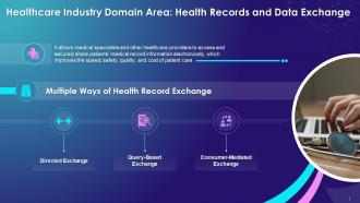 Overview Of Health Records And Data Exchange In Healthcare Industry Training Ppt