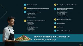 Overview Of Hospitality Industry Training Ppt Multipurpose Adaptable