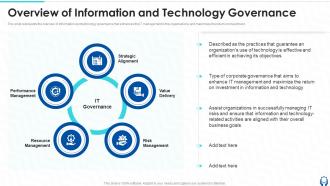 Overview Of Information And Technology Governance Information Technology Governance
