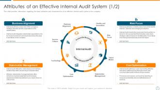 Overview of internal audit planning checklist and process of the company powerpoint presentation slides