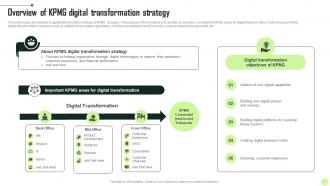 Overview Of KPMG Digital Transformation KPMG Operational And Marketing Strategy SS V