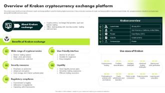 Overview Of Kraken Cryptocurrency Exchange Platform Ultimate Guide To Blockchain BCT SS