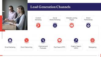Overview Of Lead Generation Channels Training Ppt