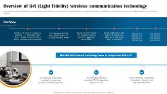 Overview Of Li Fi Light Fidelity Wireless Communication 1G To 5G Technology