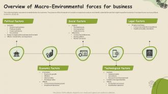 Overview Of Macro Environmental Forces For Business