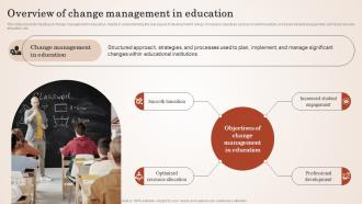 Overview Of Management In Empowering Education Through Effective Change Management CM SS