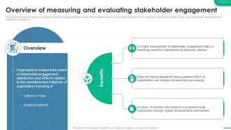 Overview Of Measuring And Evaluating Essential Guide To Stakeholder Management PM SS