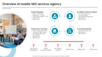Overview Of Mobile Seo Services Agency Best Seo Strategies To Make Website Mobile Friendly