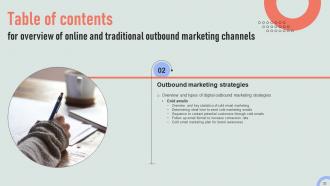 Overview Of Online And Traditional Outbound Marketing Channels MKT CD V Designed