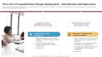 Overview Of Organizational Change Management Introduction Integrating Change Management CM SS