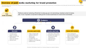 Overview Of Paid Media Marketing For Brand Implementation Of Effective Mkt Ss V