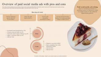 Overview Of Paid Social Media Ads With Pros Developing Actionable Advertising Plan Tactics MKT SS V