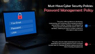 Overview Of Password Management Policy Training Ppt