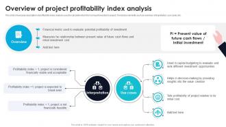 Overview Of Project Profitability Index Analysis Effective Guide For Project Investment Analysis