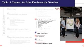 Overview Of Sales Fundamentals Training Ppt Impactful Customizable