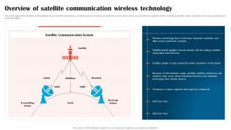 Overview Of Satellite Communication Wireless Technology 1G To 5G Technology