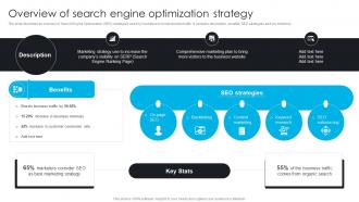 Overview Of Search Engine Optimization Strategy Comprehensive Guide To 360 Degree Marketing Strategy