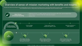 Overview Of Sense Of Mission Marketing Comprehensive Guide To Sustainable Marketing Mkt SS
