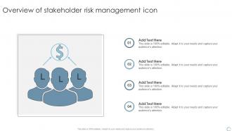 Overview Of Stakeholder Risk Management Icon